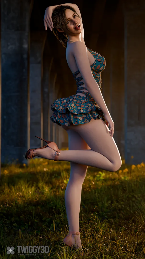 Claire's Cute Dress (Twiggy3D)