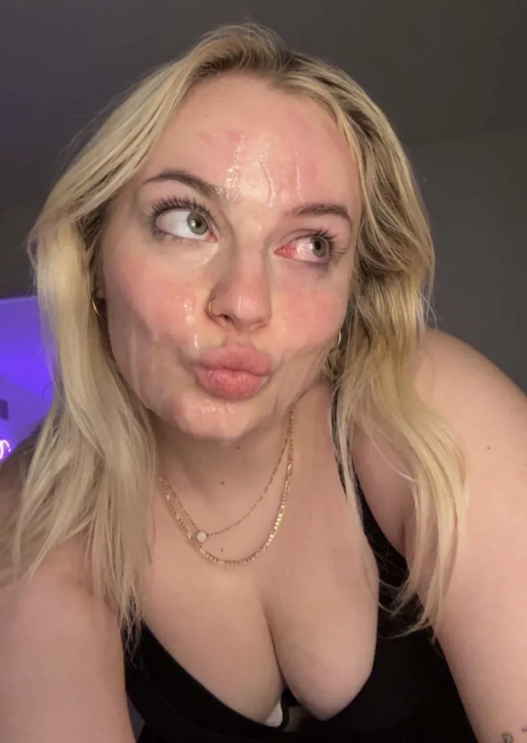 Dripping down my chest