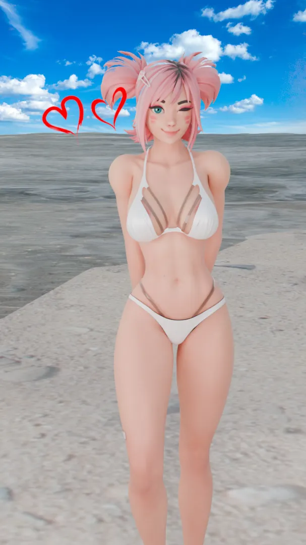 Esme on the beach [Ghalista]