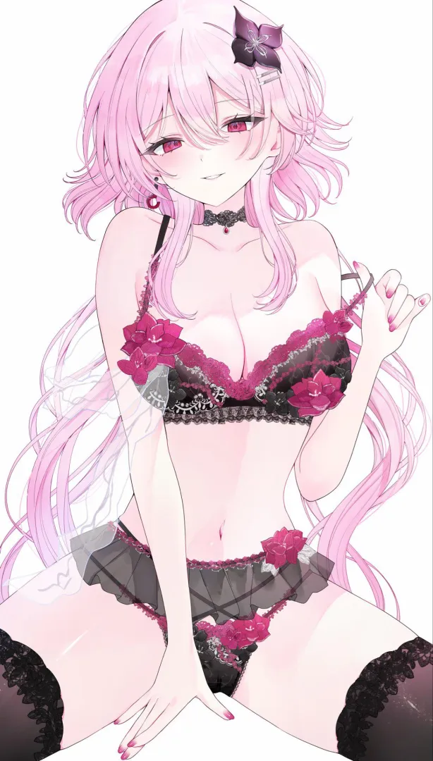 Evernight in lingerie