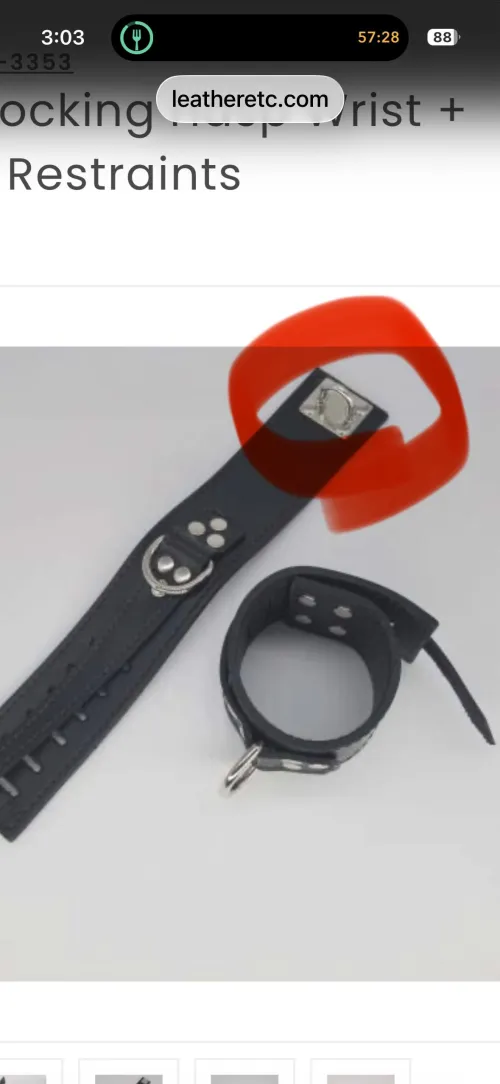Fittings for non buckling cuffs. is this a hasp? where can i find them?