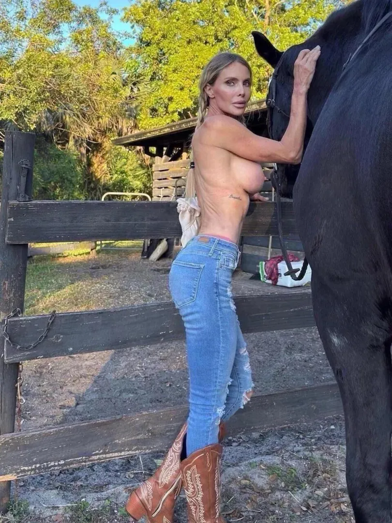 I love to ride bareback