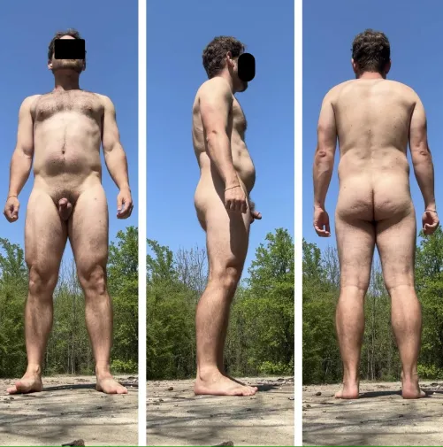 I was ordered to post a full body view, fully relaxed with no flexing, for you to give me an honest assessment of my body. What do you think?