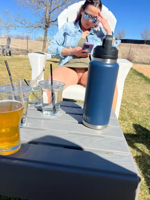 It’s beautiful outside today