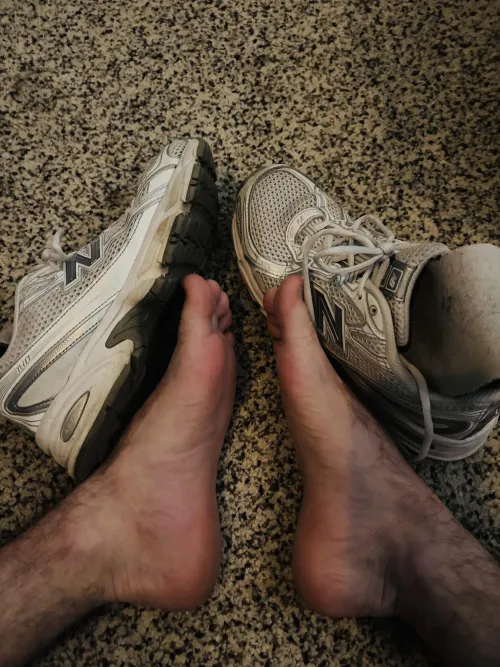 just got back from the gym who wants to smell em?