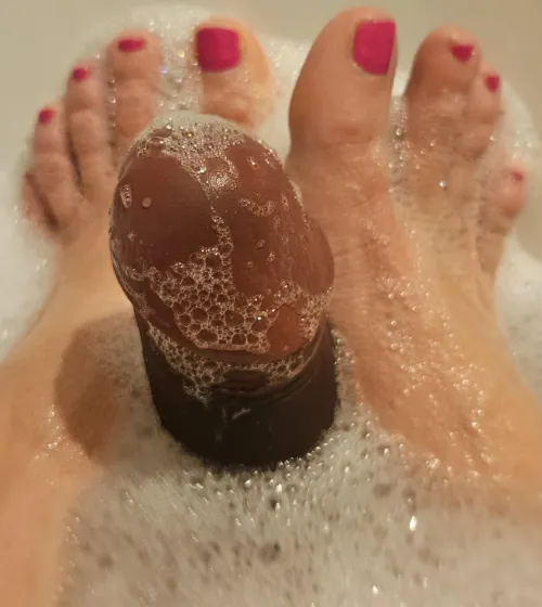 Playing in the bathtub...