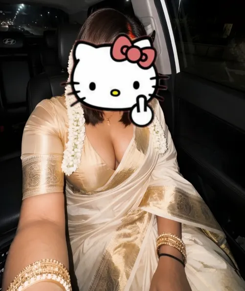 Saree.Jasmine.Late in ECR one of the best troubles i got into in recent times ❤️