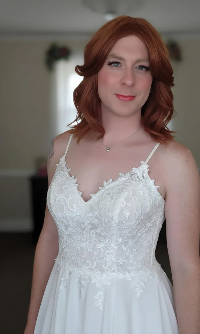 Since i was young, I've been secretly wishing I would be the bride instead