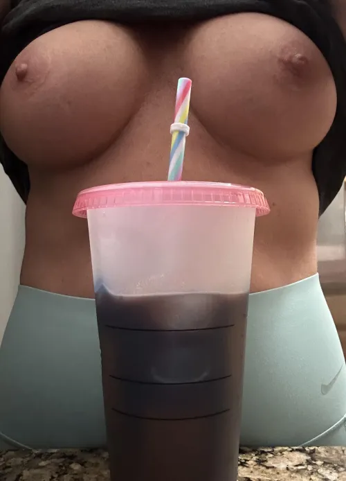 Would you like a sip from my cup?