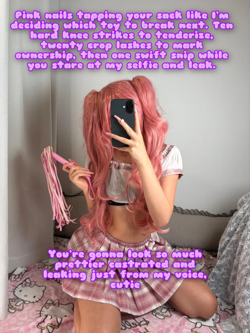 You'll look so much prettier leaking after I take your balls [oc] [imagefap: princessdollmie]