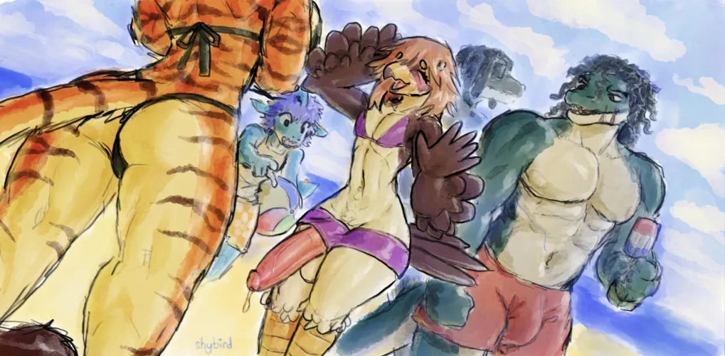 beach day!! No i dont have a boner whatr you talking about (me)