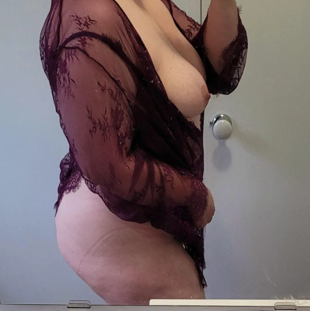 Bend me over, you dirty old man, and watch my reflection moan your name