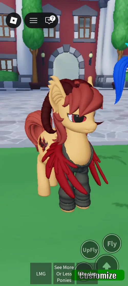 Can anyone draw my oc going at it with their oc his name manticore Mane (my oc a guy)