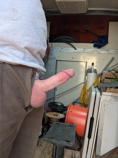 Cum into my work van, I need help...