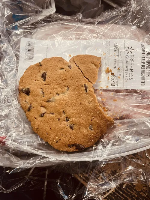 Daddy made me heart shaped cookies in my lunch today!