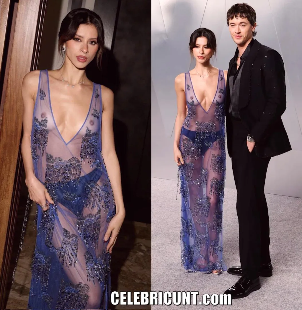 Daniela Norman Tits In Sheer 'Naked Dress'