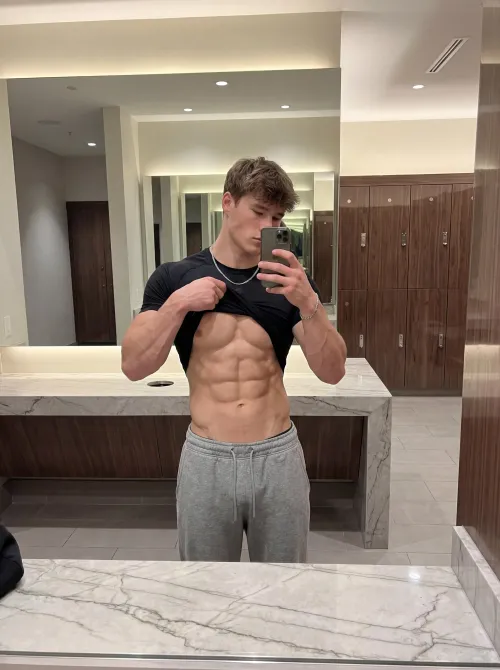 earned this through sweat