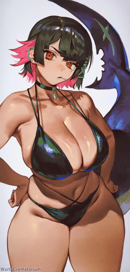 Ellen Joe [Zenless Zone Zero] (waifucrematorium)