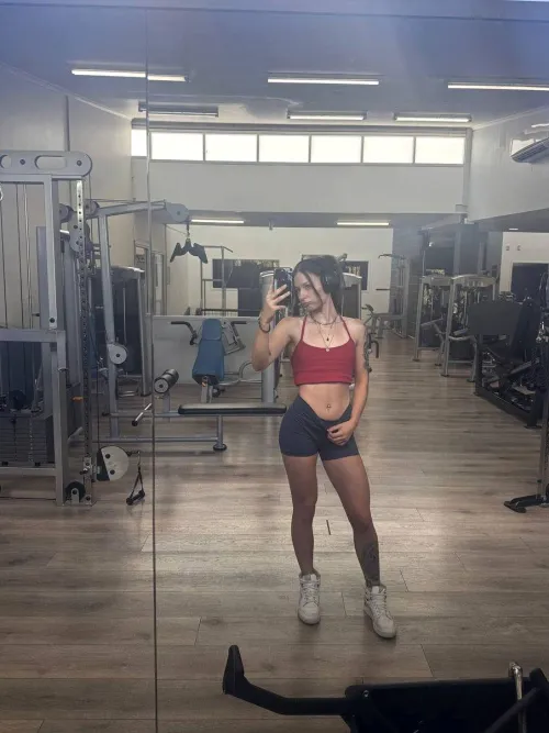 Fit babe causing trouble