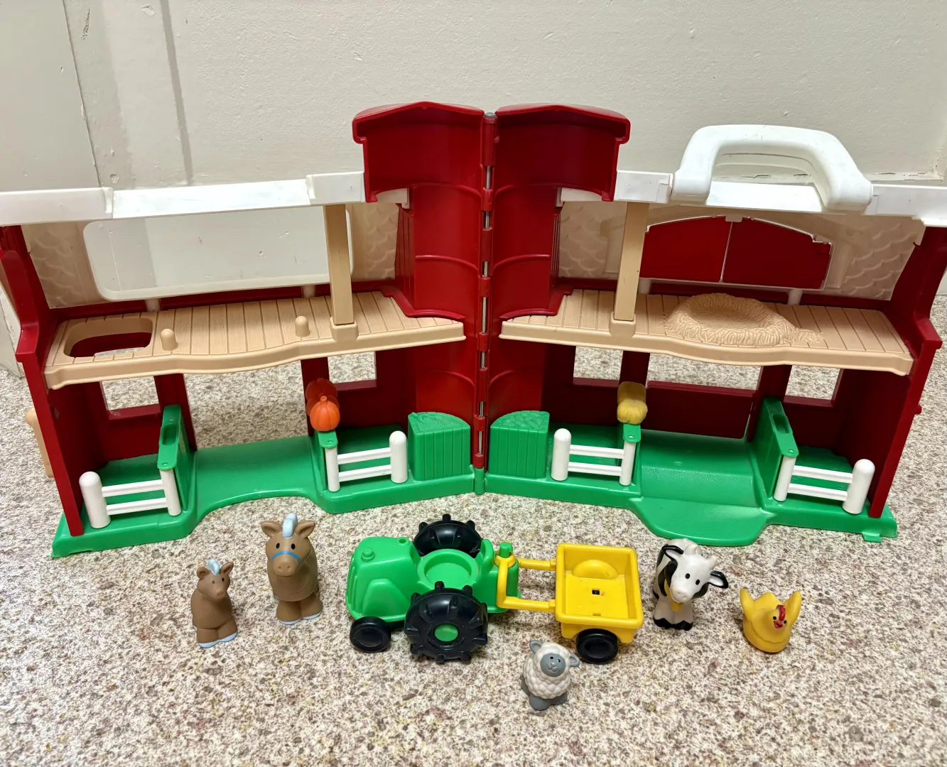 Found the Little People farm from my childhood at a flea market today!!!