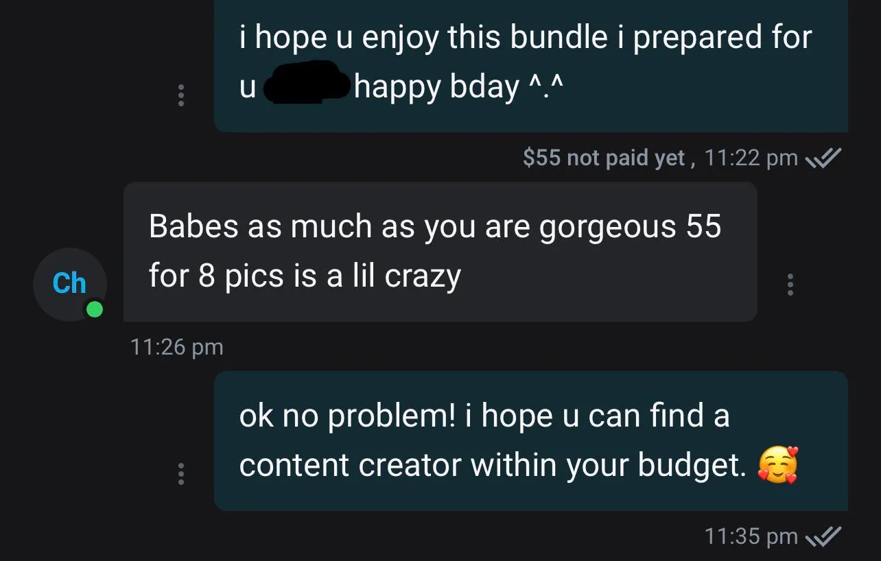 guys like this aren’t subs, they’re just bored of porn and broke.