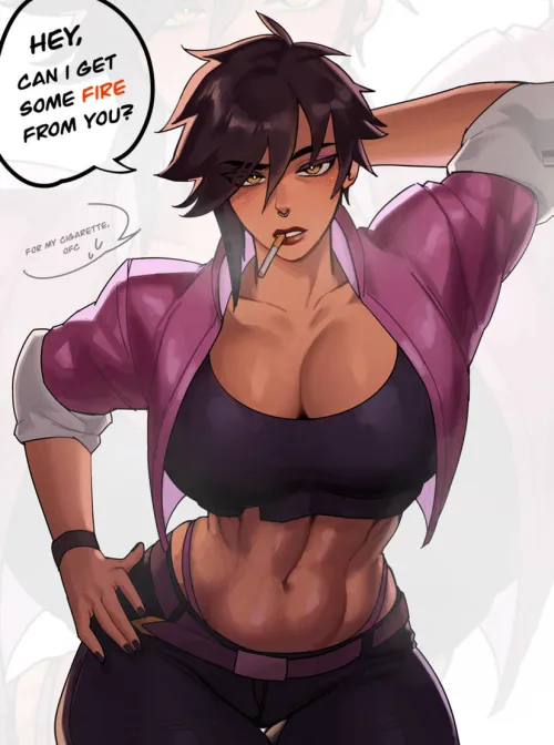 Hey, can i get some fire from you? (lloid)