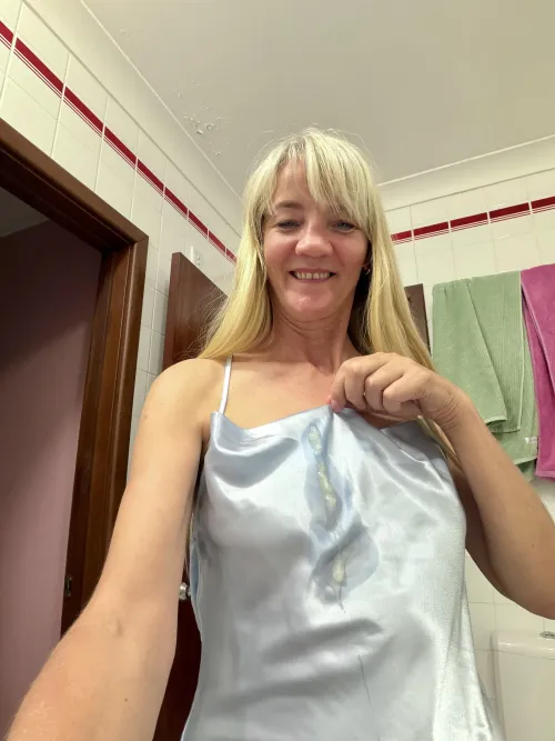 Huge mess on my nightie
