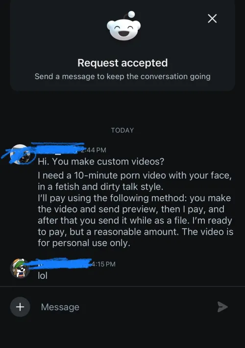 I don’t know if anyone falls for this.