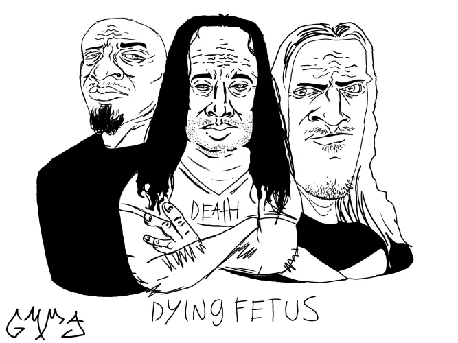 I drew dying fetus