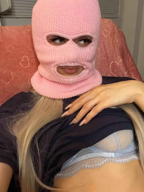 It's too hot in here, do you think I should take off my mask?