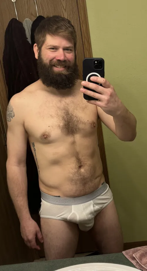 Just a blue-collar guy… but these briefs don’t work overtime 