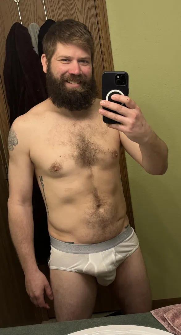 Just a blue-collar guy… but these briefs don’t work overtime 