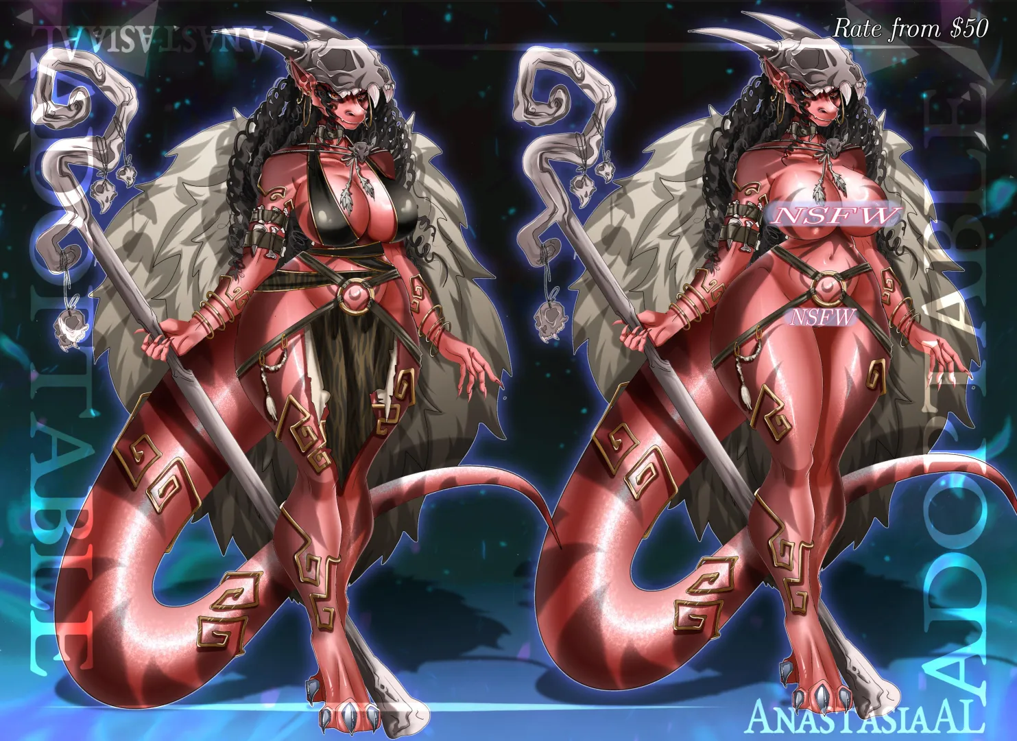 Kobold Shaman - my art (Adoptable)