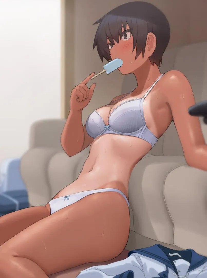 Kuronami just chilling at home (lvi)