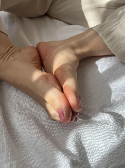 My toes already waiting for you