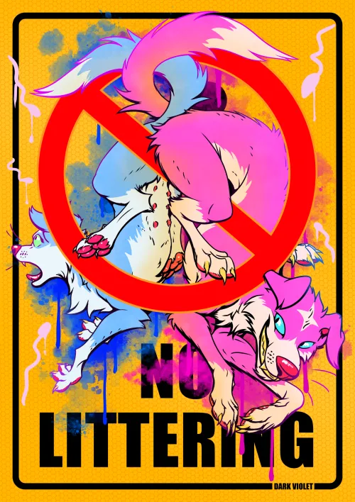 ~~No~~ Littering! (dark_violet) [MF]