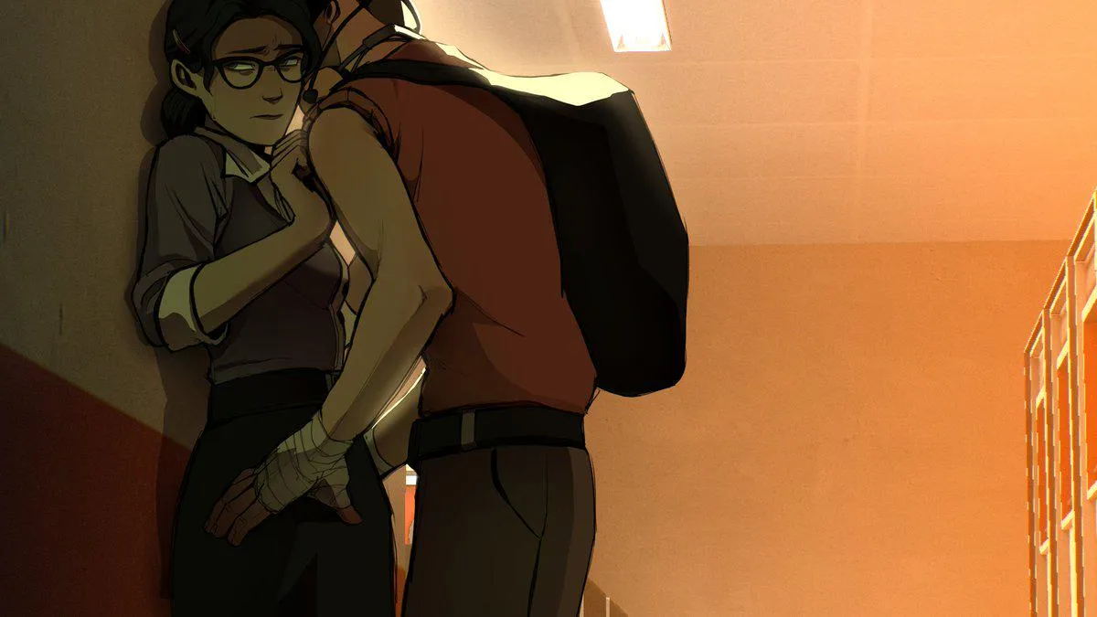 Scout and Pauling by obliquelane