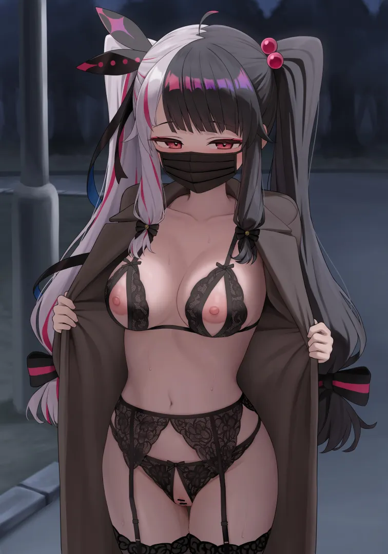 She just wanted to show off the outfit she got just for this date (yukamikayu)