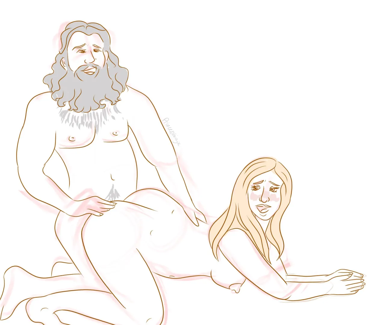 Sketch of Robert x Catelyn