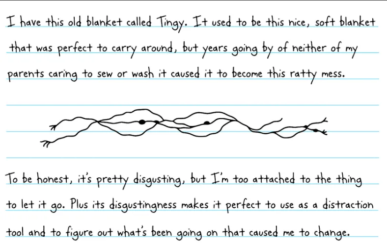 SOS how do I fix my baby blanke-... Tingy? It's held together by boogers and raisins.