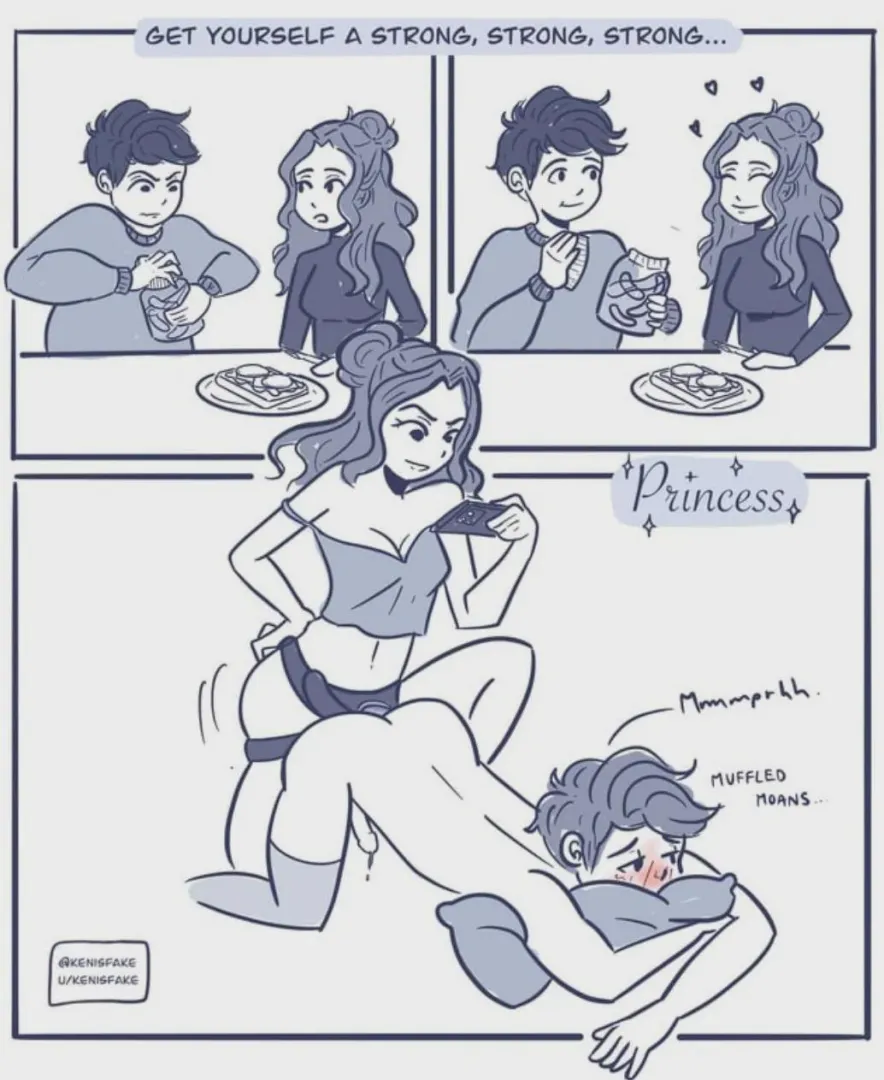 Strong when he needs to be, submissive when she wants him to be