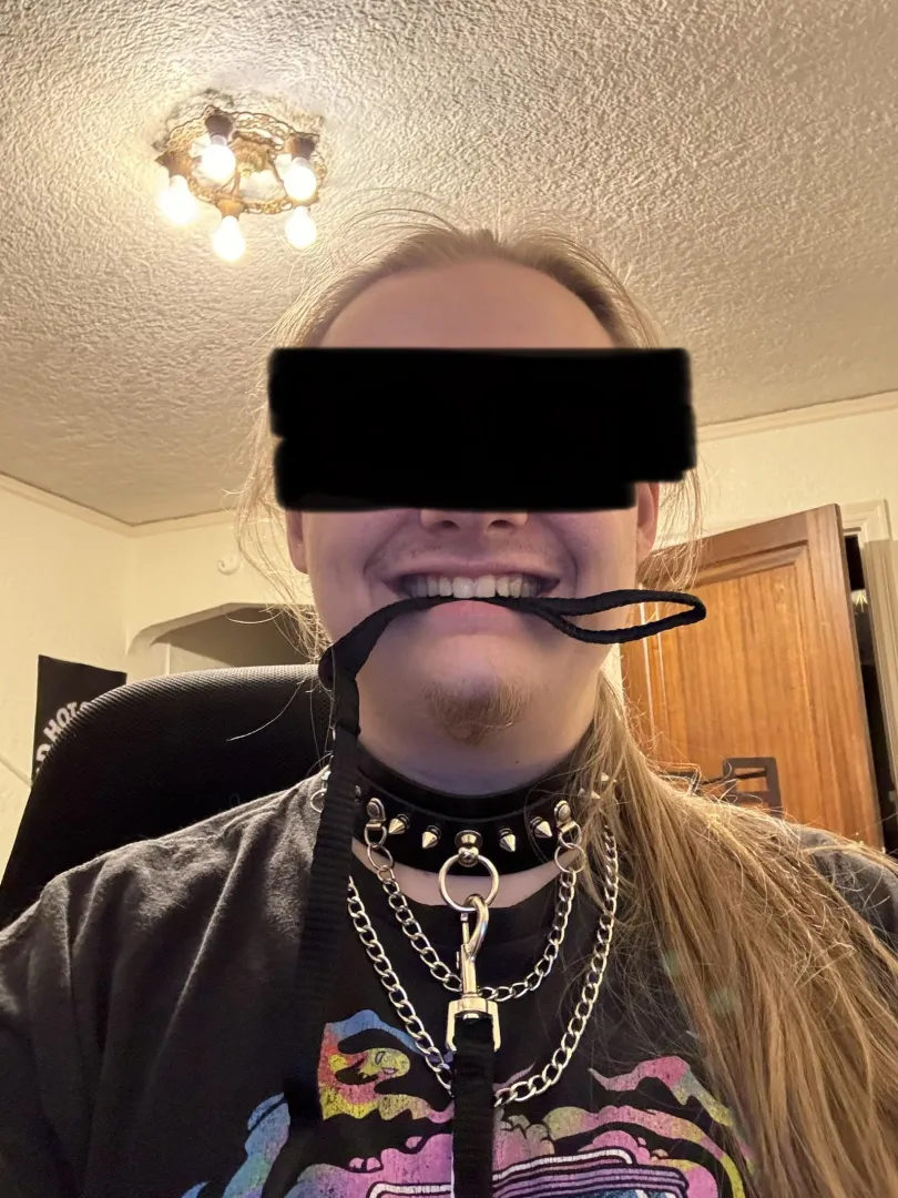 Tug on my leash? I promise I’ll be a good boy