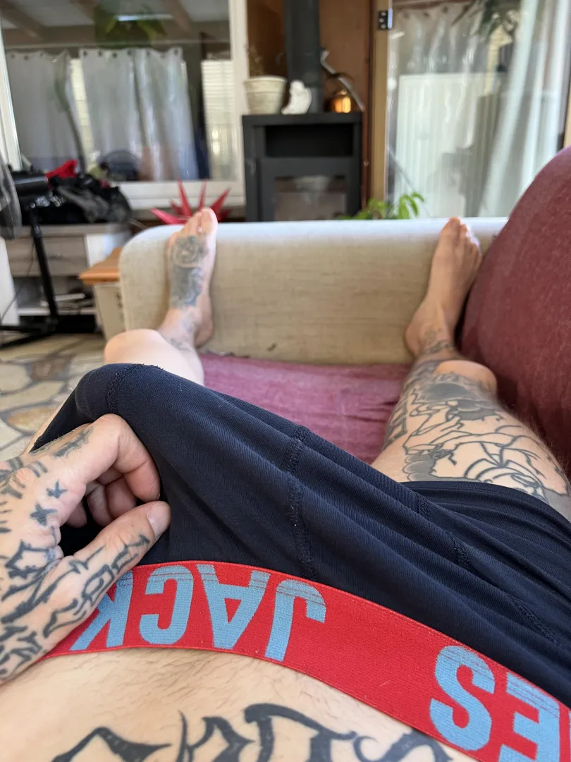 What a cozy place to lie on 