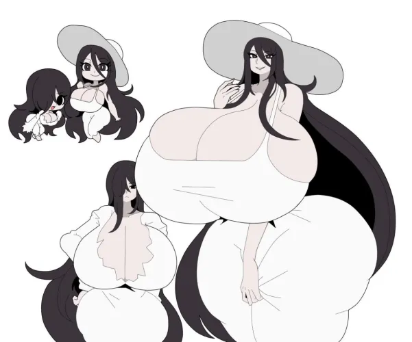 Yamamura Sadako & Hasshaku-Sama (casualdemo) [The Ring]