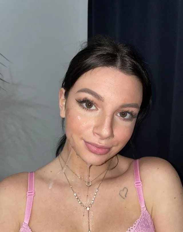 Any volunteers to clean all this cum up from my face?