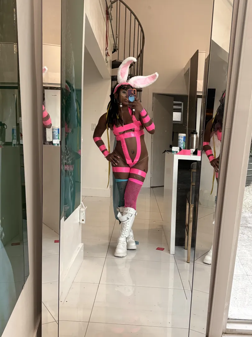 Bunny girl x Neon tape!