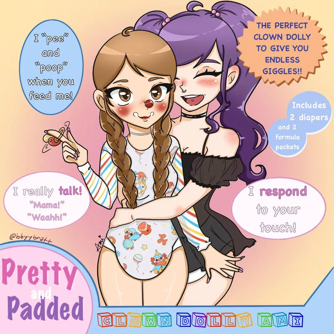 Clown Dolly Ami (art by bbyybratt)