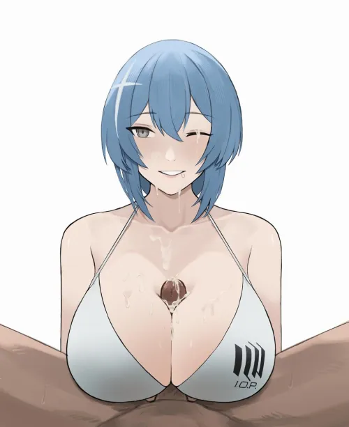 Cumming from a hands free paizuri