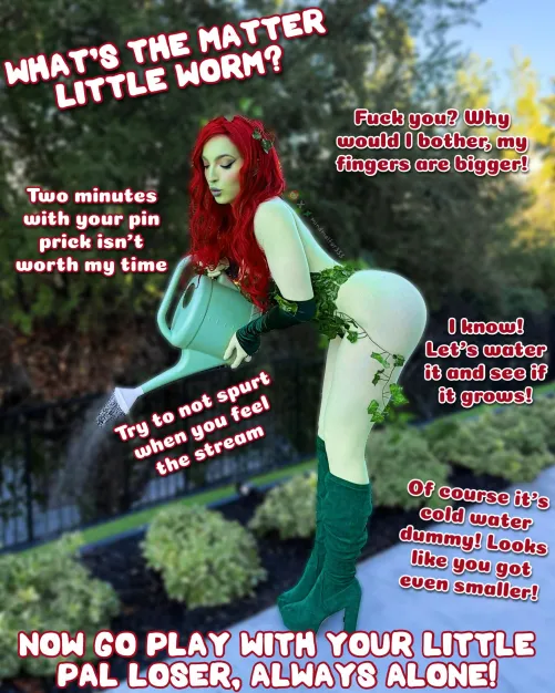 Did you really she could make it grow loser?