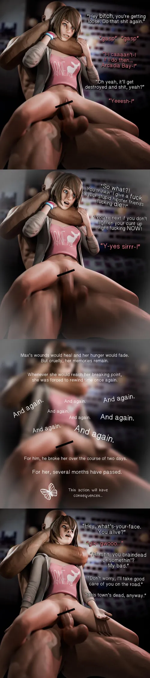 [F4A] Ditzy slut gets a reckoning